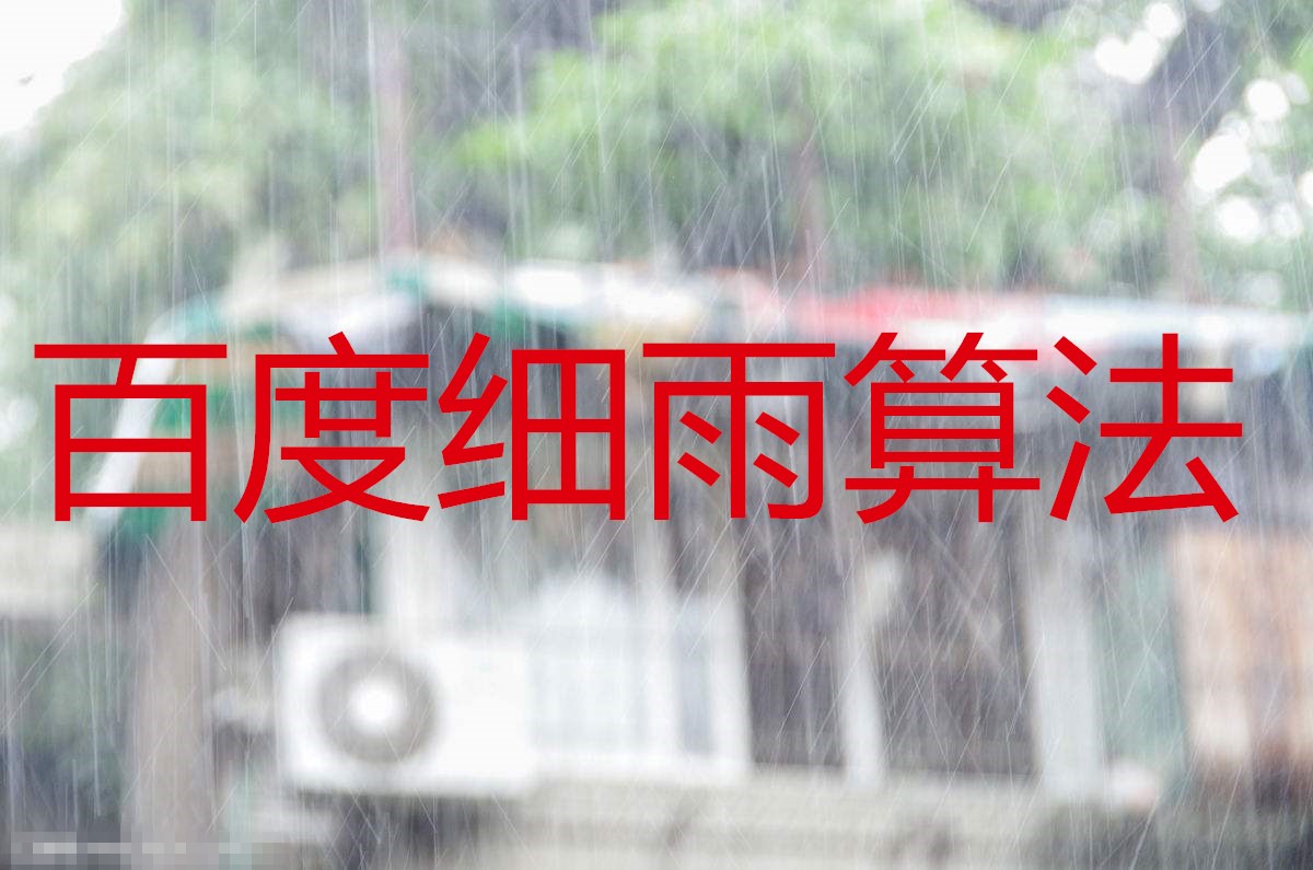 百度细雨算法解读